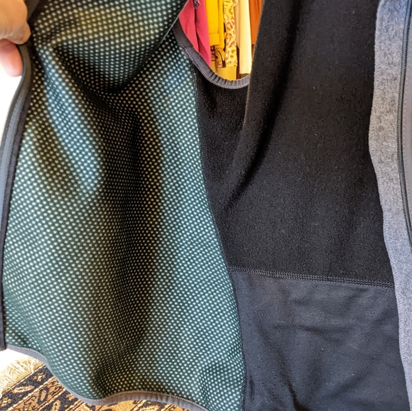 Vintage 2000 Patagonia Vest Full Zip Fleece Cycling Grey - Picture 12 of 15